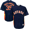 Image of Justin Verlander Houston Astros Majestic Official Cool Base Player Jersey – Navy 2019