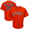 Image of Justin Verlander Houston Astros Majestic Official Cool Base Player Jersey – Orange 2019