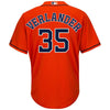 Image of Justin Verlander Houston Astros Majestic Official Cool Base Player Jersey – Orange 2019