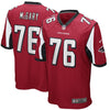 Image of Kaleb McGary Atlanta Falcons 2019 NFL Draft First Round Pick Game Jersey – Red 2019