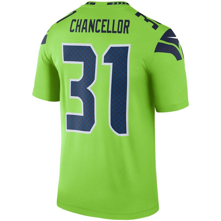 Kam Chancellor Seattle Seahawks Color Rush Legend Jersey - Green 2019