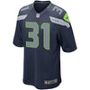 Image of Kam Chancellor Seattle Seahawks Game Jersey - College Navy 2019