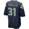 Image of Kam Chancellor Seattle Seahawks Game Jersey - College Navy 2019