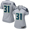 Image of Kam Chancellor Seattle Seahawks Women's Game Jersey - Gray 2019