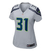 Image of Kam Chancellor Seattle Seahawks Women's Game Jersey - Gray 2019