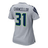 Image of Kam Chancellor Seattle Seahawks Women's Game Jersey - Gray 2019