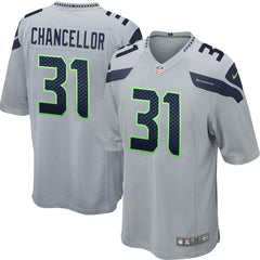 Kam Chancellor Seattle Seahawks Youth Alternate Game Jersey - Gray 2019