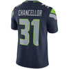 Image of Kam Chancellor Seattle Seahawks Youth Vapor Untouchable Limited Player Jersey - College Navy 2019