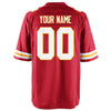 Image of Kansas City Chiefs Custom Game Jersey - Red 2019