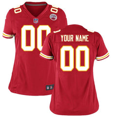 Kansas City Chiefs Women's Custom Game Jersey - Red 2019