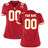 Image of Kansas City Chiefs Women's Custom Game Jersey - Red 2019