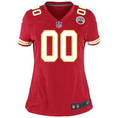 Kansas City Chiefs Women's Custom Game Jersey - Red 2019