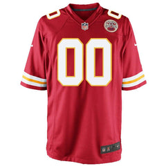 Kansas City Chiefs Youth Custom Game Jersey - Red 2019