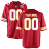 Image of Kansas City Chiefs Youth Custom Game Jersey - Red 2019