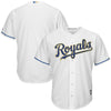 Image of Kansas City Royals Majestic Home Cool Base Team Jersey - White 2019