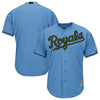 Image of Kansas City Royals Majestic Memorial Day Cool Base Team Jersey – Light Blue 2019