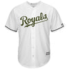 Image of Kansas City Royals Majestic Memorial Day Cool Base Team Jersey - White 2019