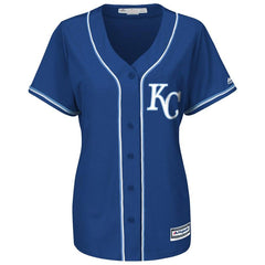 Kansas City Royals Majestic Women's Cool Base Player Jersey - Royal 2019