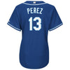 Image of Kansas City Royals Majestic Women's Cool Base Player Jersey - Royal 2019