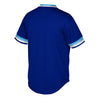 Image of Kansas City Royals Mitchell &amp; Ness Cooperstown Collection Mesh Wordmark V-Neck Jersey – Royal 2019