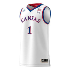 Kansas Jayhawks Replica Swingman Team Jersey – White 2019