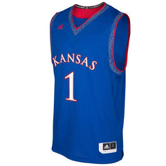 Kansas Jayhawks  Iced Out Replica Jersey – Royal 2019