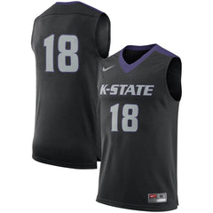 Kansas State Wildcats College Replica Basketball Jersey – Black 2019