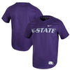 Image of Kansas State Wildcats Two-Button Vapor Performance Baseball Jersey – Purple 2019