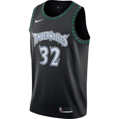 Karl-Anthony Towns Minnesota Timberwolves Hardwood Classics Swingman Jersey – Black 2019