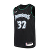 Image of Karl-Anthony Towns Minnesota Timberwolves Youth Hardwood Classics Swingman Jersey – Black 2019