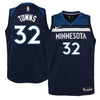 Image of Karl-Anthony Towns Minnesota Timberwolves Youth Swingman Jersey Navy - Icon Edition 2019