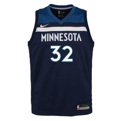 Karl-Anthony Towns Minnesota Timberwolves Youth Swingman Jersey Navy - Icon Edition 2019