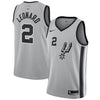 Image of Kawhi Leonard San Antonio Spurs Swingman Jersey - Statement Edition – Silver 2019