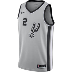 Kawhi Leonard San Antonio Spurs Swingman Jersey - Statement Edition – Silver 2019