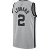 Image of Kawhi Leonard San Antonio Spurs Swingman Jersey - Statement Edition – Silver 2019