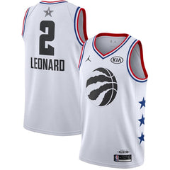 Kawhi Leonard Toronto Raptors Jordan Brand 2019 NBA All-Star Game Finished Swingman Jersey – White 2019
