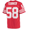 Image of Keena Turner San Francisco 49ers Mitchell &amp; Ness Retired Player Replica Jersey - Scarlet 2019