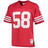 Image of Keena Turner San Francisco 49ers Mitchell &amp; Ness Retired Player Replica Jersey - Scarlet 2019