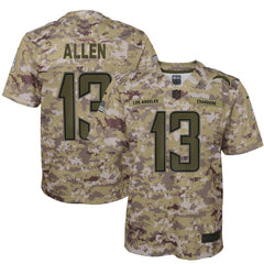 Keenan Allen Los Angeles Chargers Youth Salute to Service Game Jersey - Camo 2019