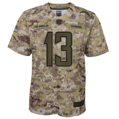 Keenan Allen Los Angeles Chargers Youth Salute to Service Game Jersey - Camo 2019