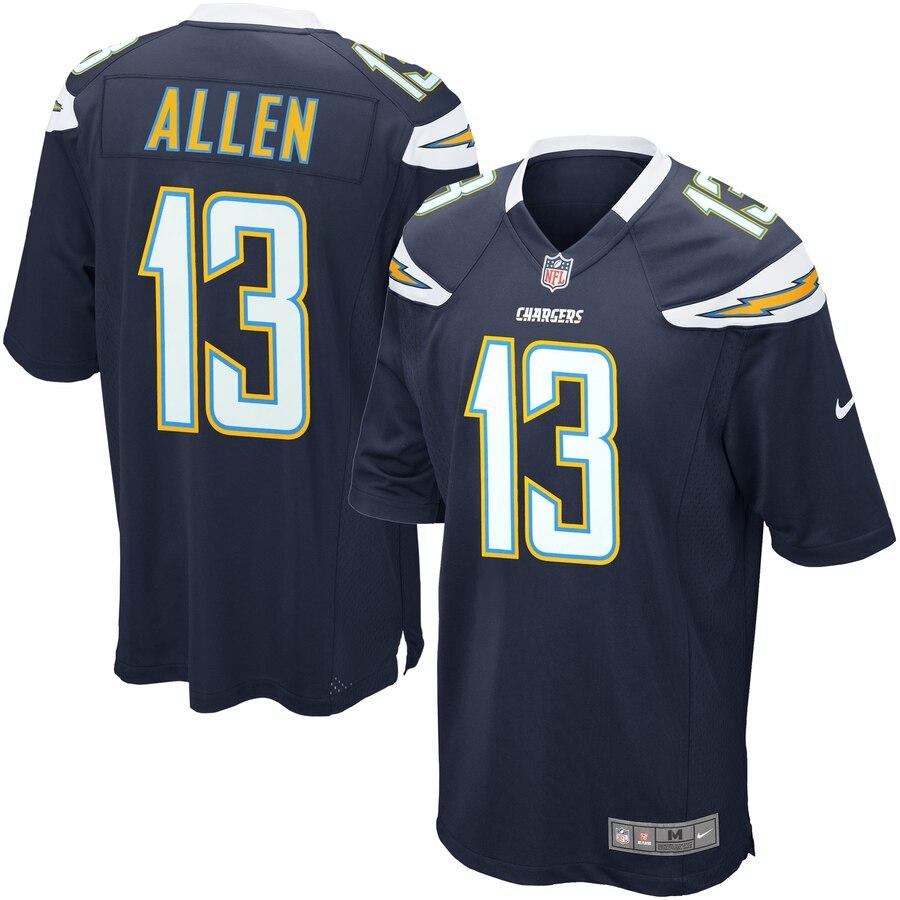 Keenan Allen Los Angeles Chargers Youth Team Color Game Jersey - Navy Blue 2019