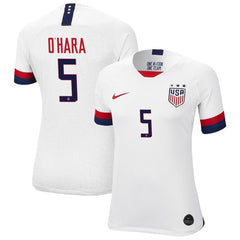 Kelley O'Hara USWNT Women's 2019 Home Replica Stadium Player Jersey – White 2019