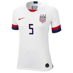 Kelley O'Hara USWNT Women's 2019 Home Replica Stadium Player Jersey – White 2019