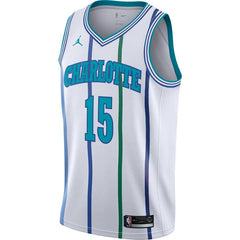 Kemba Walker Charlotte Hornets Hardwood Classics Swingman Jersey – White 2019