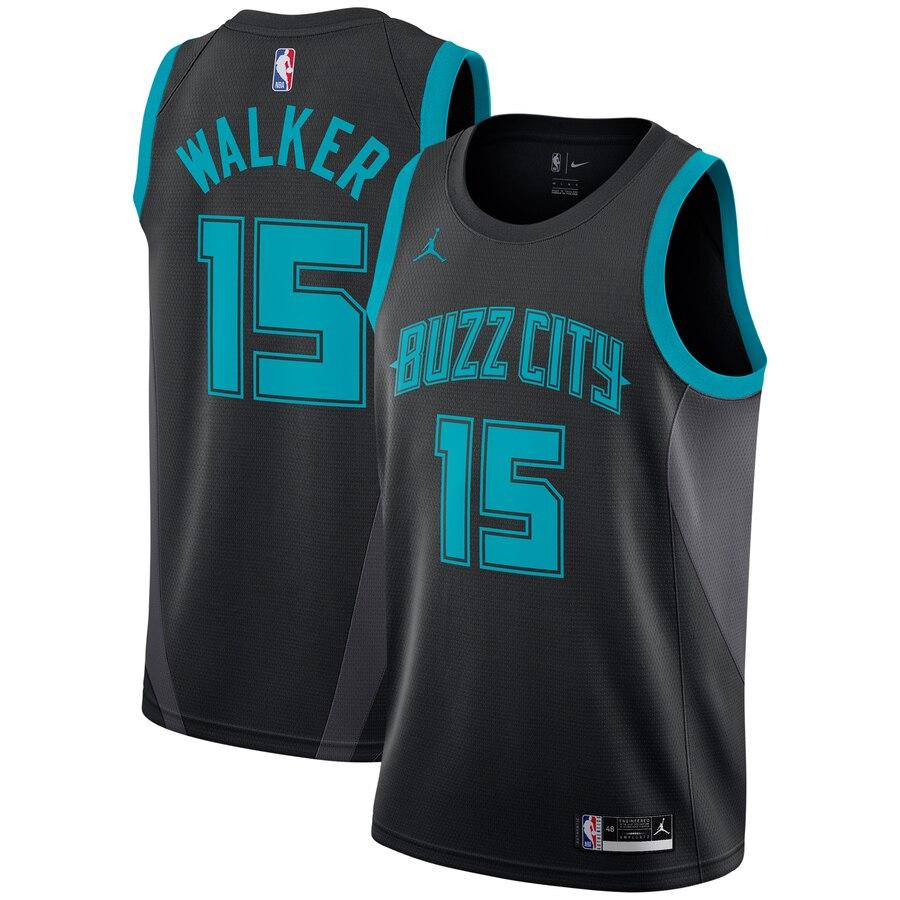 Kemba Walker Charlotte Hornets Jordan Brand City Edition Swingman Jersey – Black 2019