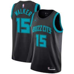 Kemba Walker Charlotte Hornets Jordan Brand City Edition Swingman Jersey – Black 2019