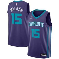Kemba Walker Charlotte Hornets Jordan Brand Swingman Jersey - Statement Edition – Purple 2019