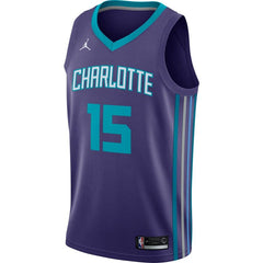 Kemba Walker Charlotte Hornets Jordan Brand Swingman Jersey - Statement Edition – Purple 2019