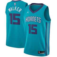 Kemba Walker Charlotte Hornets Jordan Brand Swingman Jersey Teal - Icon Edition 2019