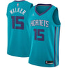 Image of Kemba Walker Charlotte Hornets Jordan Brand Swingman Jersey Teal - Icon Edition 2019